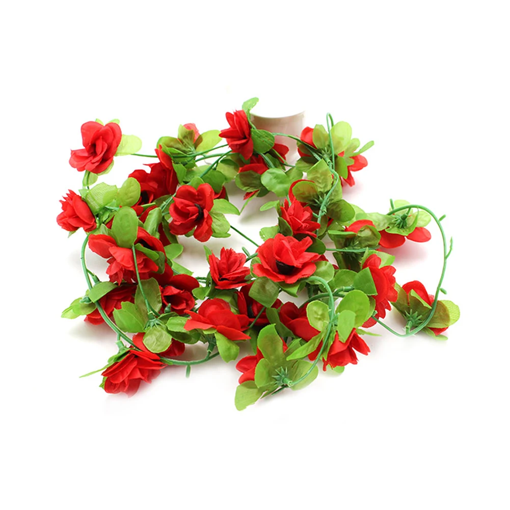 Имитация цветка розы лоза Свадебные украшения цветок искусственный из ротанга