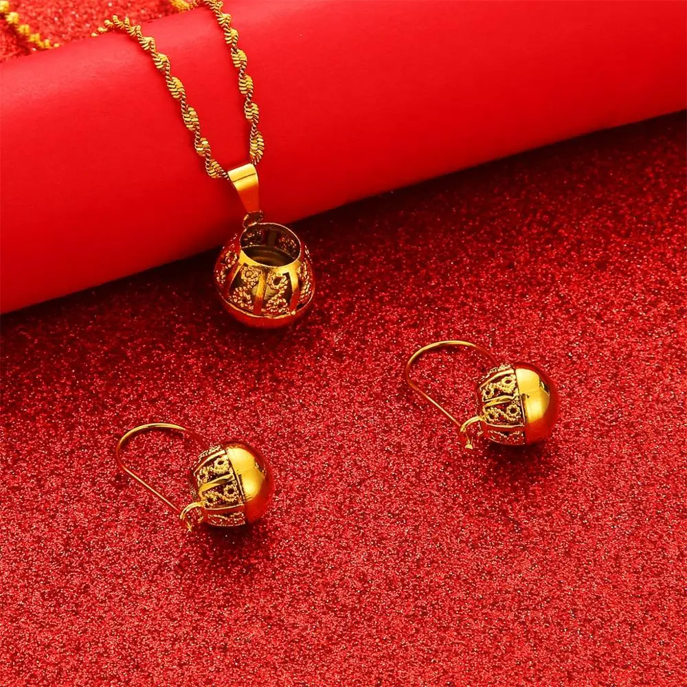 Эфиопские серьги Подвеска для женщин и девушек ювелирные изделия золотого цвета