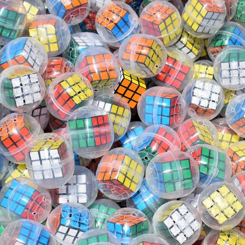 4 шт./компл. Новинка забавная Расслабляющая игрушка куб сюрприз яйцо капсула мяч