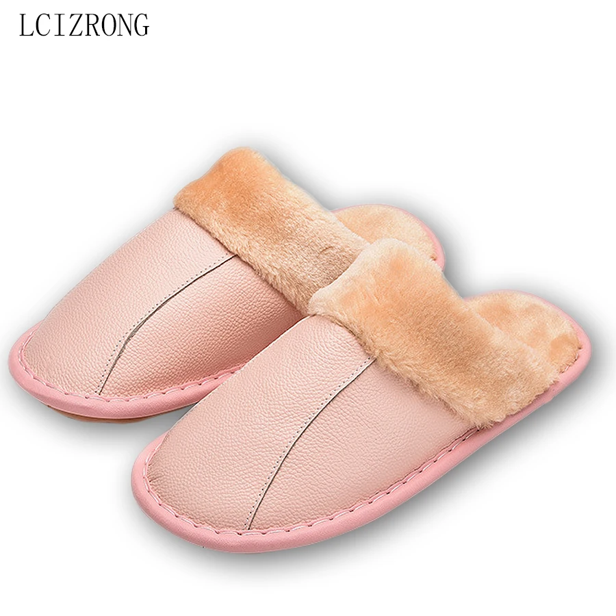 Зимние Семейные домашние тапочки LCIZRONG для женщин и мужчин теплые плюшевые