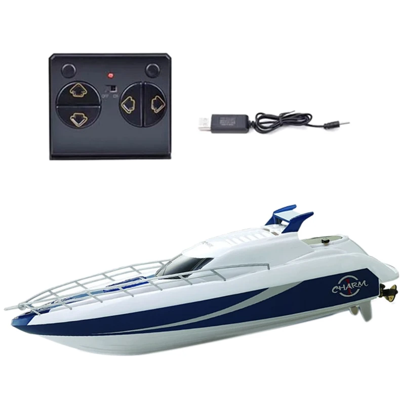

4CH 2.4G RC Speed Boat Super Electric Racing RC Boat Ship Remote Control High Speed Kids Child Toys Gift