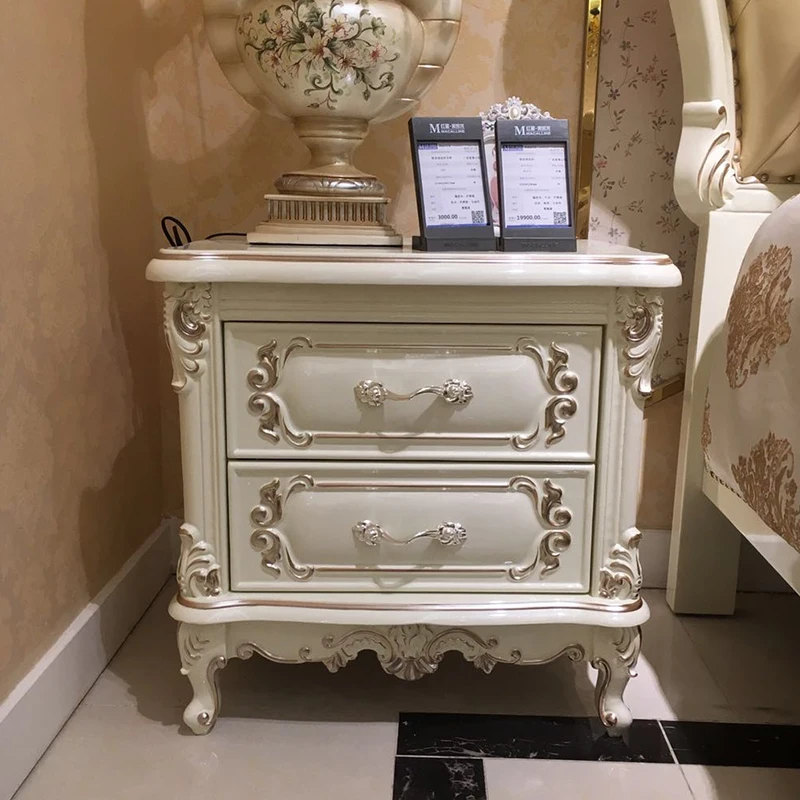 Кровать из массива дерева в европейском стиле свадебная кровать 1 8 м ретро резная