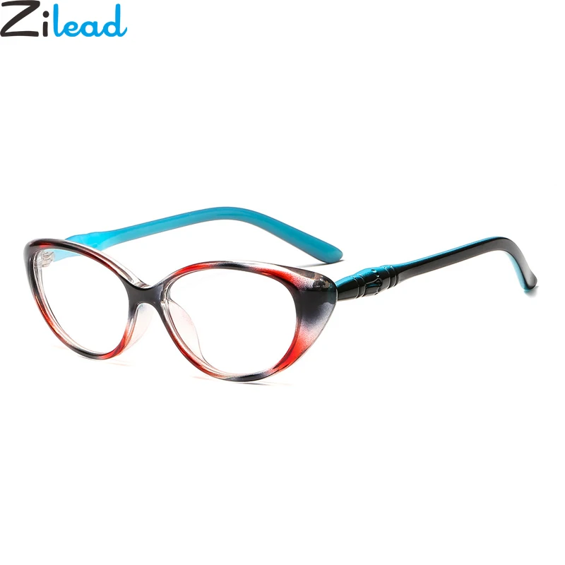 Zilead, дамские кошачьи глаза, цветочные очки для чтения, прозрачные линзы из смолы, очки для дальнозоркости, очки для дальнозоркости, очки унисекс