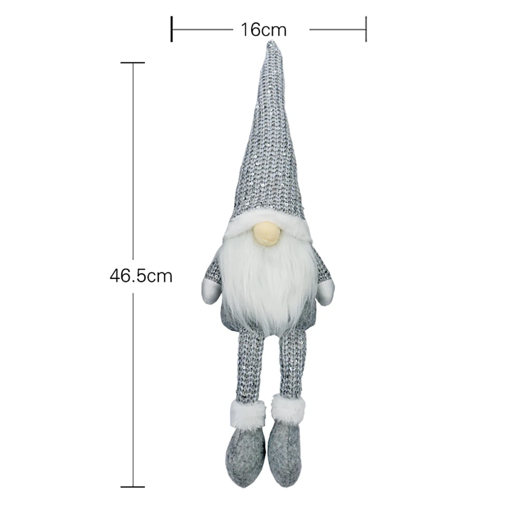 

Christmas Doll Toys Mini Santa Claus Gnomes Gonks Dolls Sparkle Toys Long Legged Santa Gnome Plush Doll Christmas Gift
