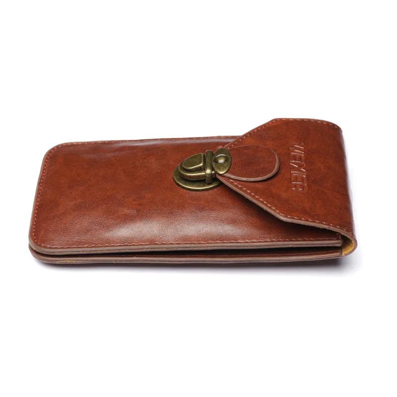 Мужская поясная сумка из искусственной кожи с несколькими отделениями |