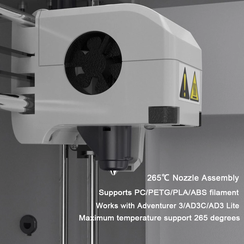 Насадка Flashforge для 3D-принтера Adventurer 3 Series (AD3/ AD3C/AD3 Lite) сопло 0 4 мм 6 ℃ 265 | Компьютеры и