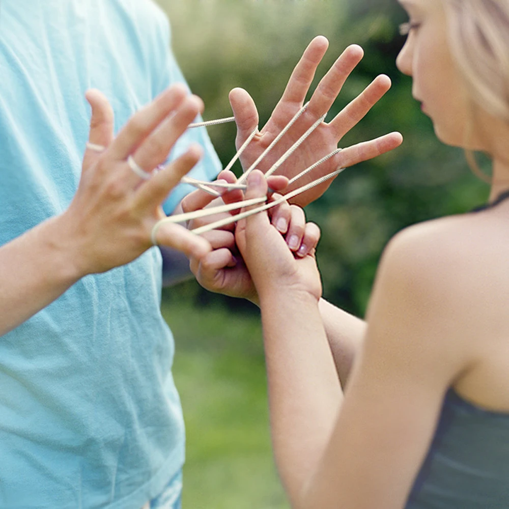 Обучающие игрушки для детей набор игр на веревке карточки из материалов