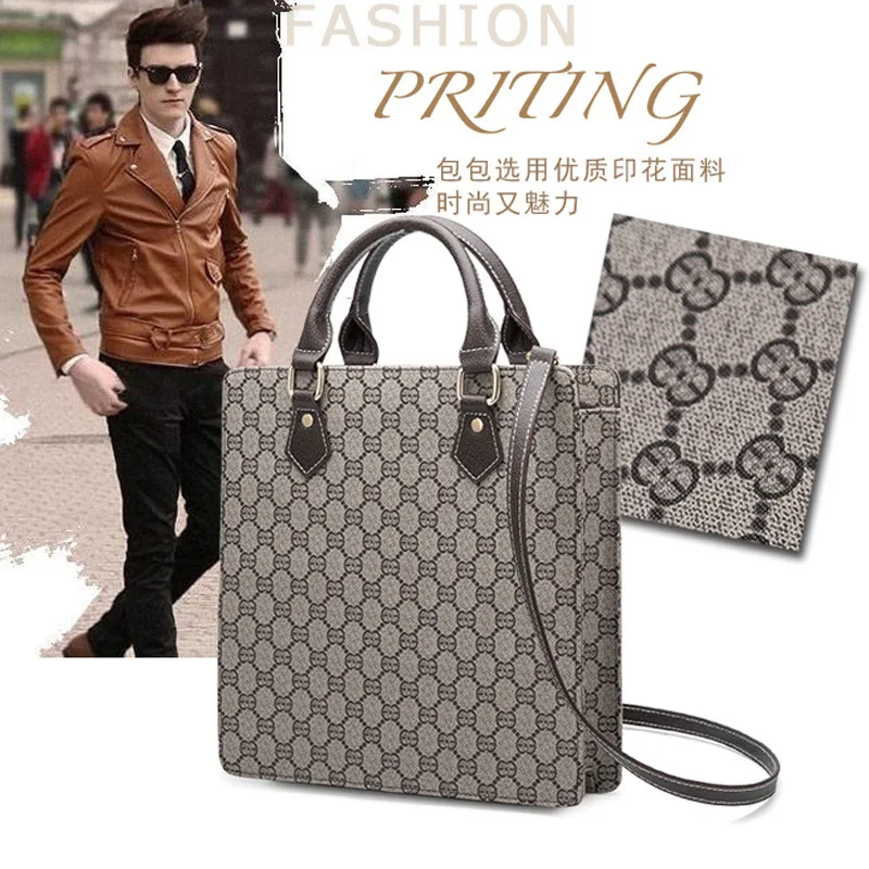

10/14 Inch Large Capacity Men's Business Handbag,Brand Vertical Briefcase Luxury Handbags,Pu Messenger Bag,Laptop Bag