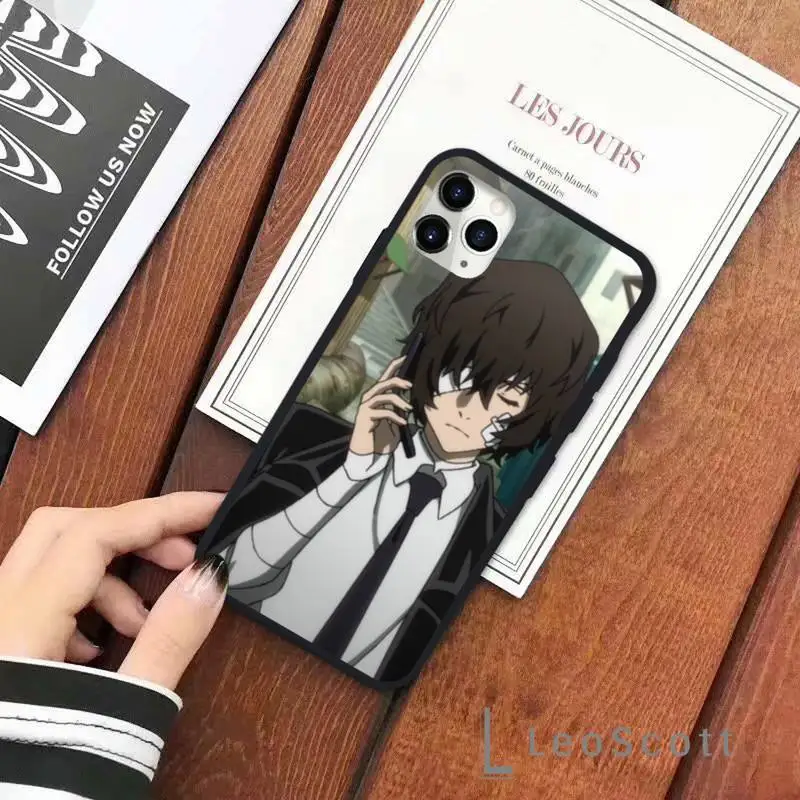 

Bungou Stray Dogs Phone Cases for iPhone 11 12 pro XS MAX 8 7 6 6S Plus X 5S SE 2020 XR Soft Silicone Shell Cover Funda