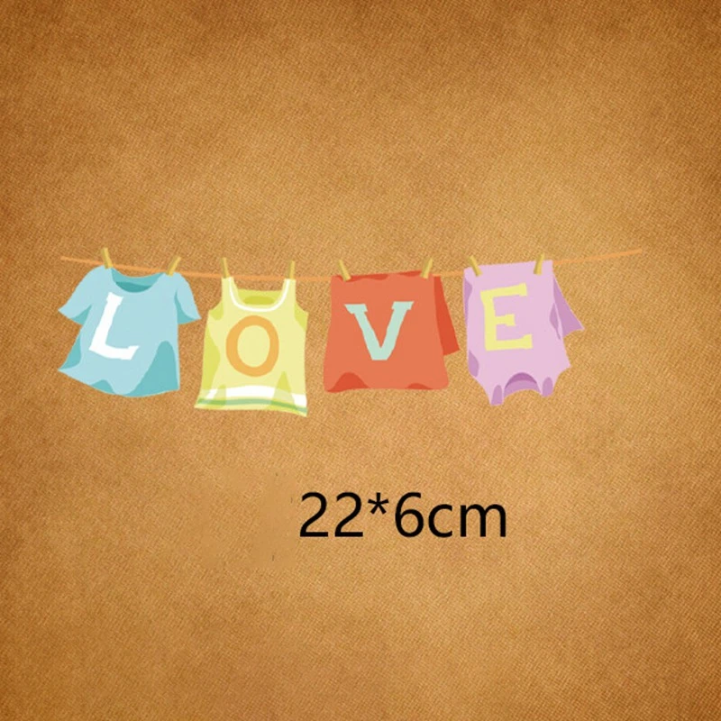 Нашивки с надписью теплопередающая наклейка сделай сам для детей футболка Love atch