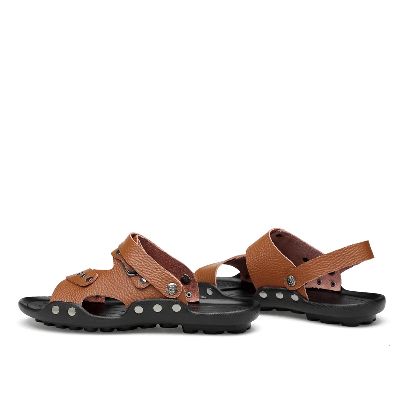 

sandals-men rasteira man genuine masculina 2020 sandles hombre classic rubber playa sandalle sandale ritable slide flat ete v