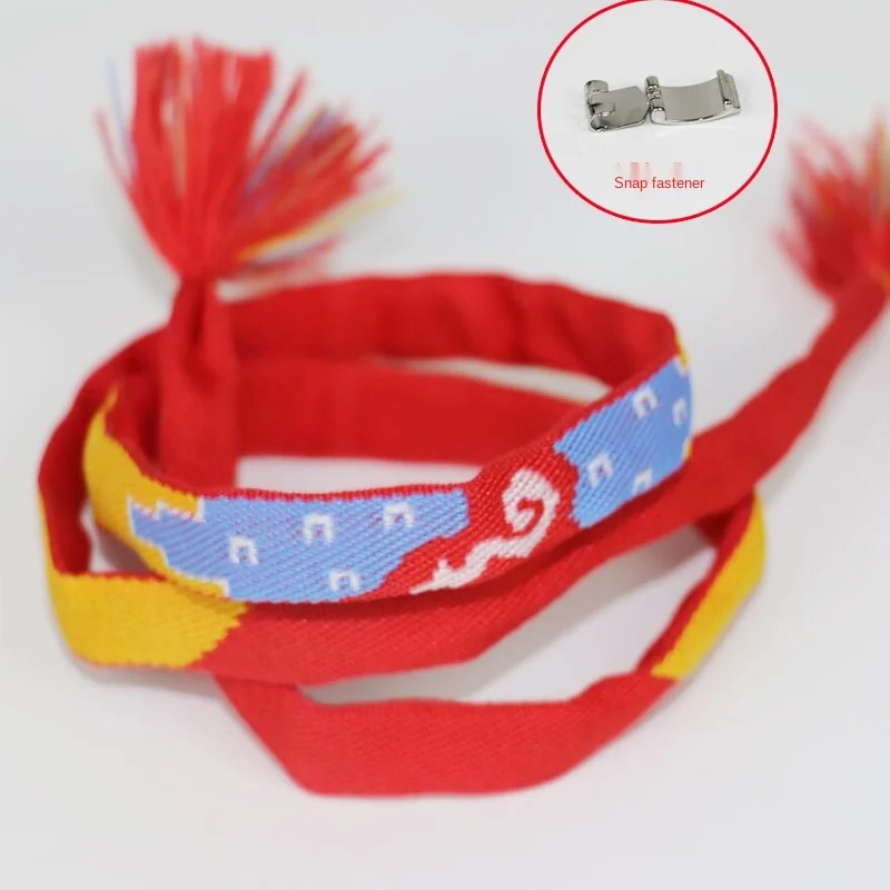 

Japanese Comics Jewelry Cosplay Kumihimo Handmade Lover Friendship Your Name Bracelet Ribbon Hair Lucky Charm Jewelry