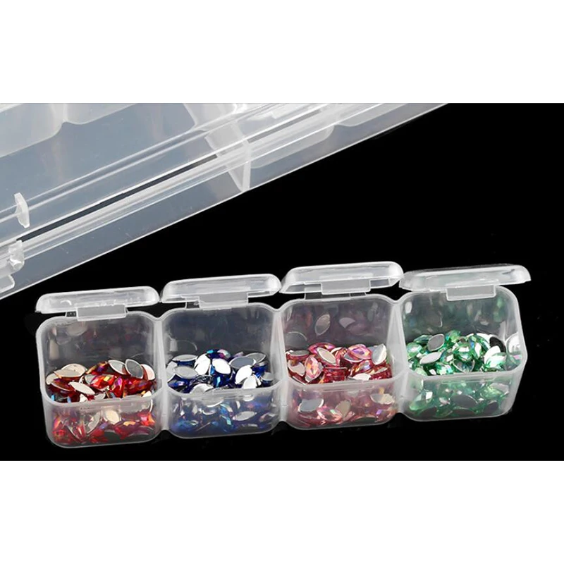 

56/28 Grids 5D DIY Diamond Painting Drill Box Jewelry Box Rhinestone Embroidery Crystal Bead Organizer Storage Case Container