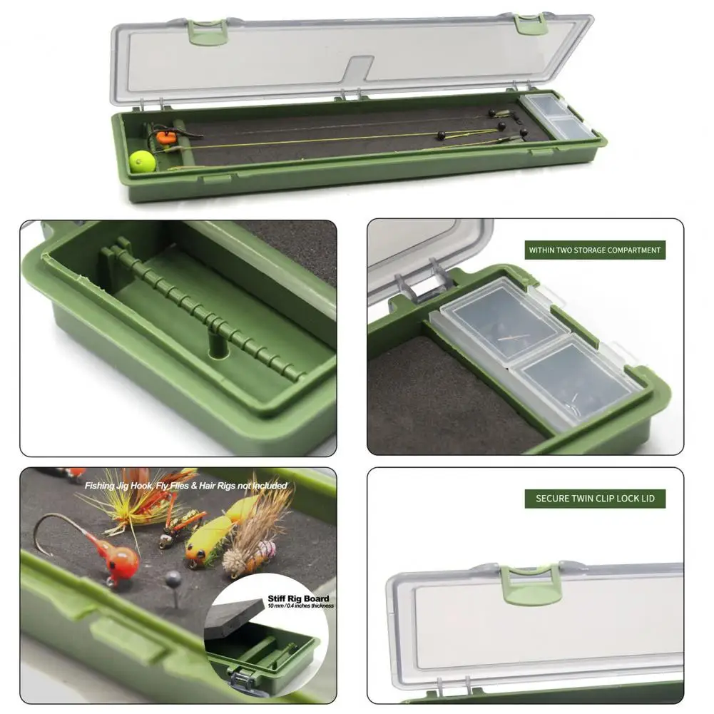 

Portable Multifunctional Fishing Box with 15 Pins Storage Container Accessory