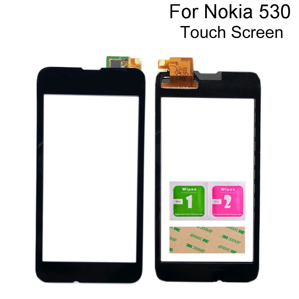 

Дигитайзер сенсорного экрана для Nokia lumia 530 N530 сенсорный объектив сенсорные инструменты 3M клей