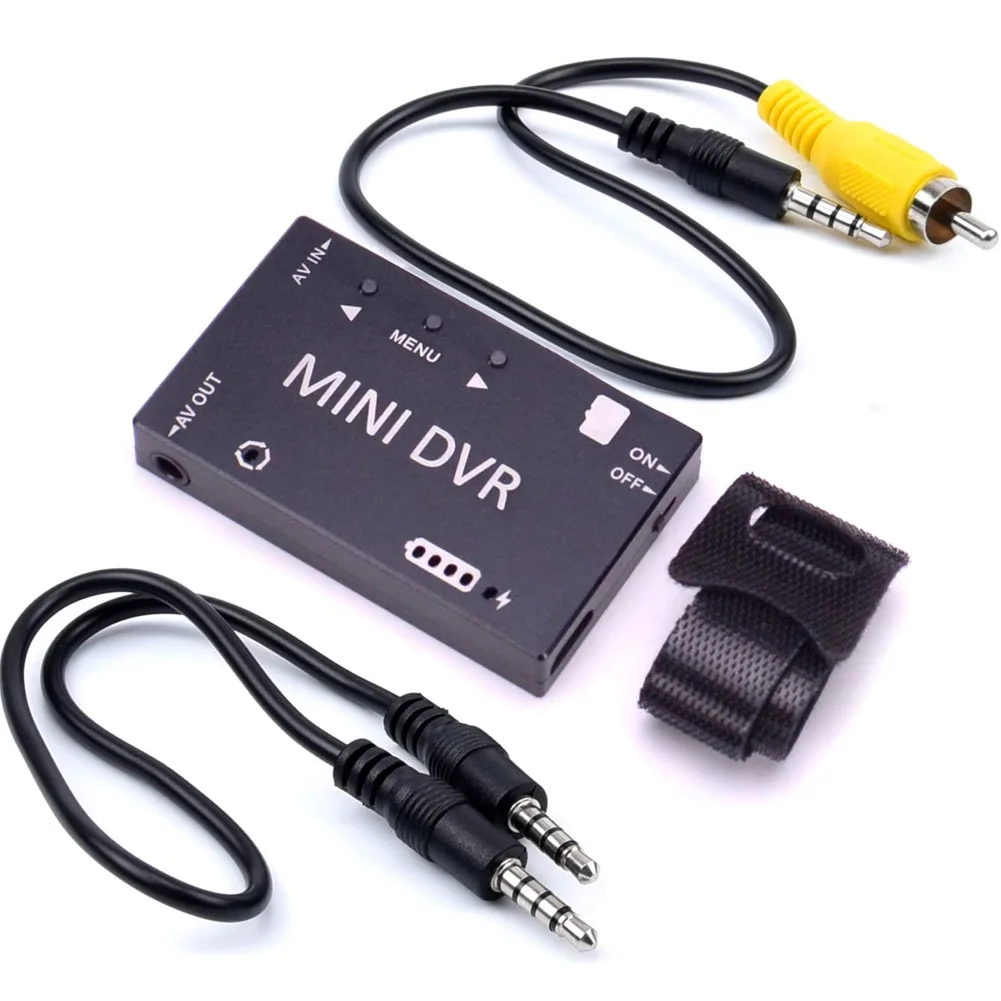 FPV Recorder Mini FPV DVR Module NTSC/PAL Switchable Built-in Battery Video Audio FPV Recorder for RC Models Racing FPV Drone