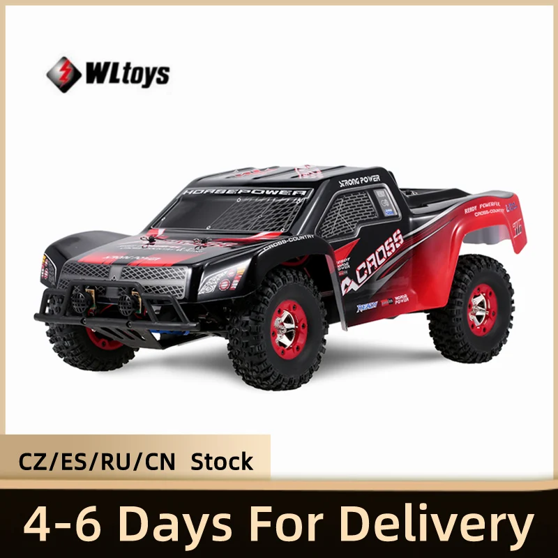 Wltoys 12423 RC автомобиль 1/12 4WD электрической щеткой Краткий курс машина RTR внедорожник