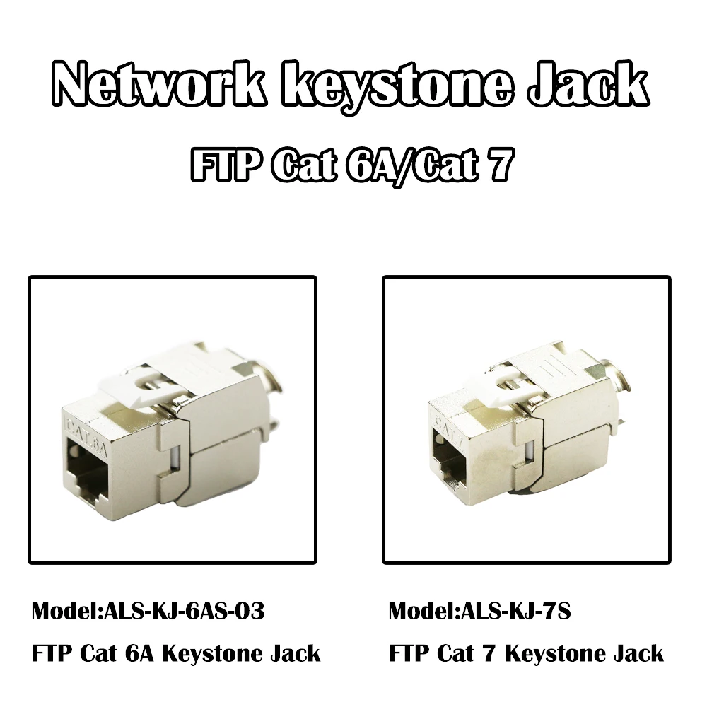 1/2 шт. FTP/STP Cat 6A/Cat 7 Keystone Jack Network RJ 45 Port Fluke тестер инструменты для патч панели