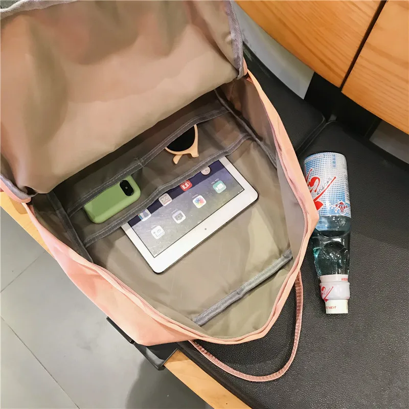 Large Capacity Nylon School Bag For Teenage Girl High Quality Women Backpack Waterproof Travel Notebook Bagpack Rucksack Backbag