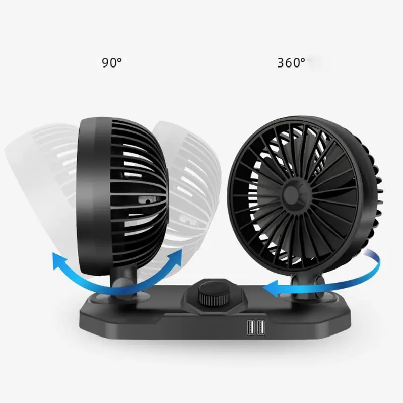 Универсальный автомобильный вентилятор охладитель воздуха 12В/24В охлаждение