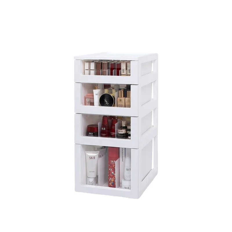 Multifunction Transparent Plastic Lipstick drawer storage box make up organizer