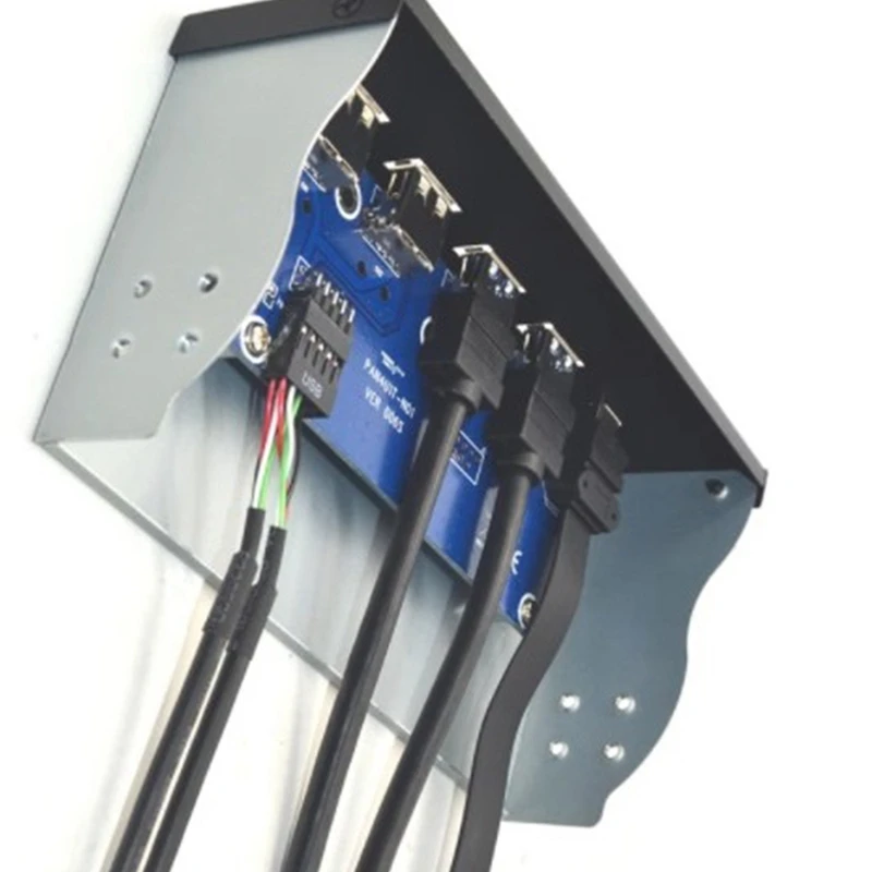 

HOT-5.25 inch Usb3.1 Gen2 Front Panel Usb Hub 2 Ports Usb3.0+2 Ports Usb2.0+1 Port Type-C with Type-E Connector