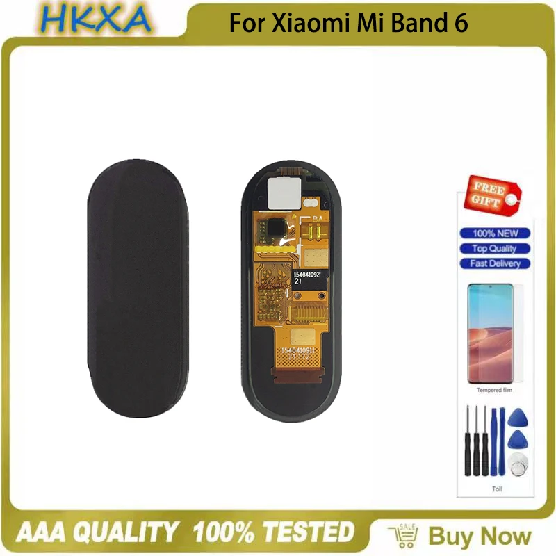 ЖК-дисплей для смарт-браслета Xiaomi Mi Band 6 ремонт жк-экрана + сенсорный экран без NFC |