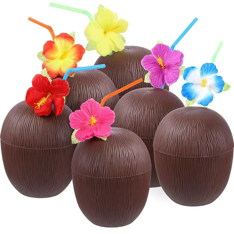 

24Pcs Disposable Plastic Flower Straws For Kids Birthday Party Decoration Party Favors Baby Shower Girl 6-Color Mixed