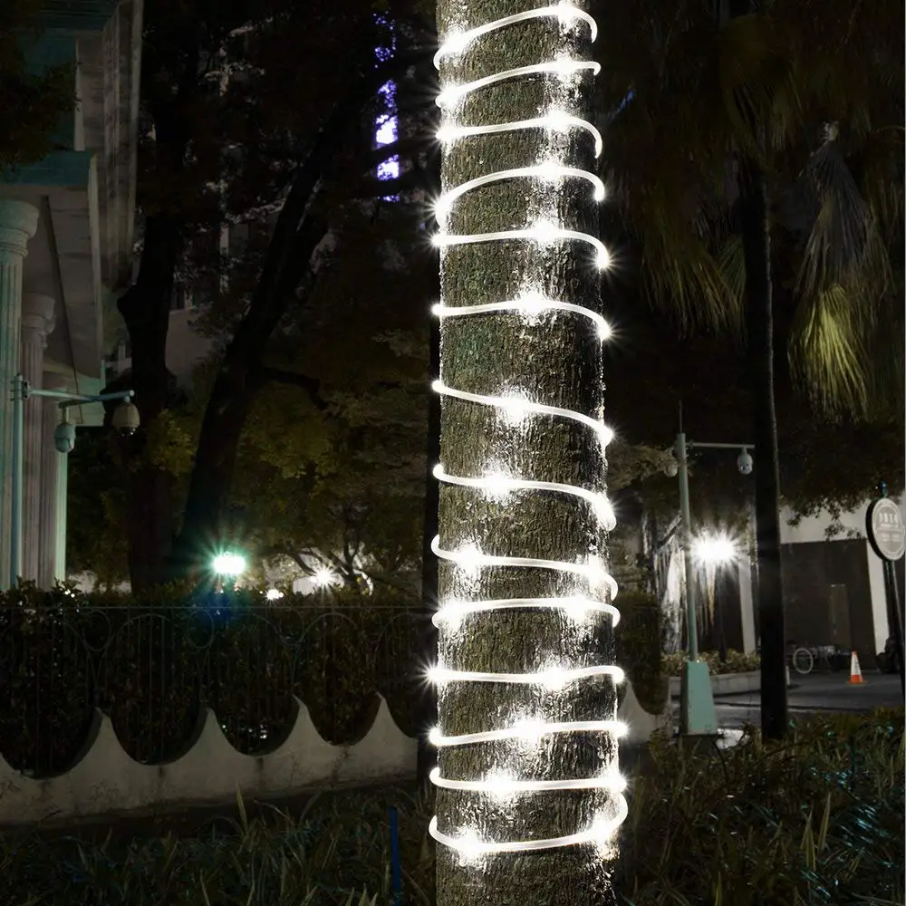 

LED Solar Garden Lights Rope String Lights Outdoor Solar Powered Strip Christmas Fairy Light Party Decoration Lamp Waterproof