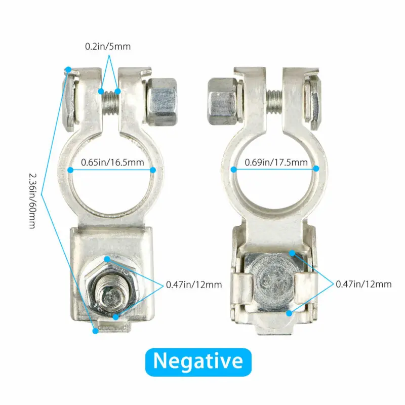

Parts Battery terminal Replacement SAE Terminal 2pcs Battery Universal