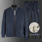 Мужской спортивный костюм для бега из овечьей шерсти, спортивные штаны, 8XL, повседневный теплый спортивный костюм для бега, 2021