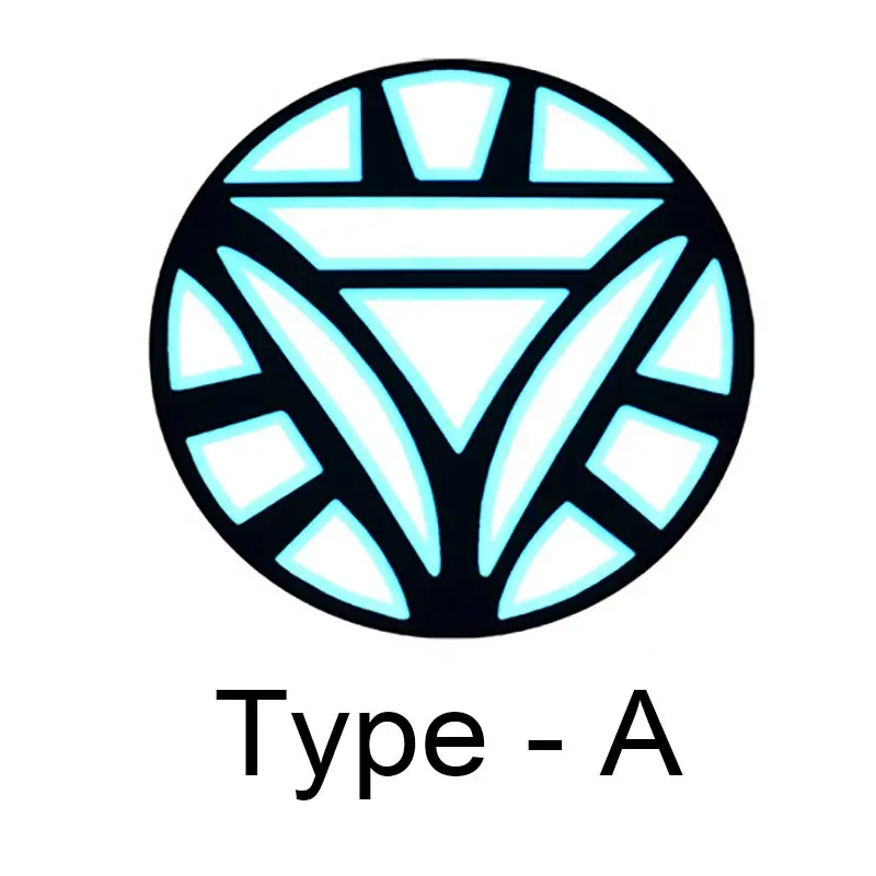 Type - A Железный человек светодиодный светильник акустическое управление o-образным вырезом с короткими рукавами футболки звуковая активация рубашки для вечерние - Цвет: Type - A