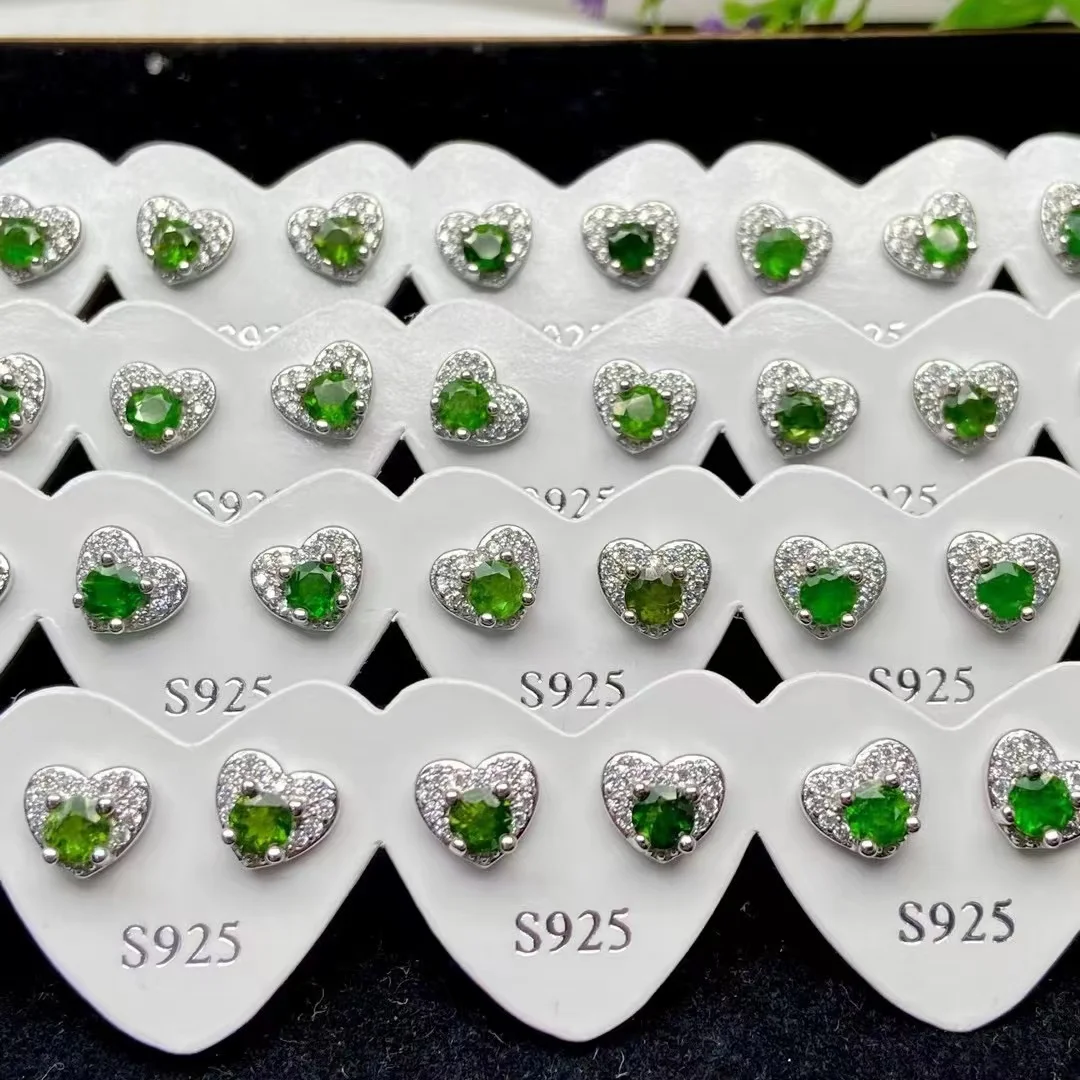 

Женские серьги-гвоздики из серебра 925 пробы, 10 пар