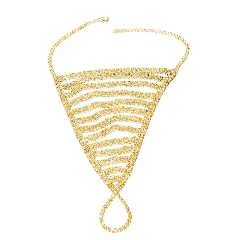 

Rhinestone glitter 1 piece barefoot sandal women's Anklet bride's toe Anklet jewelry beach wedding hot chain accessories