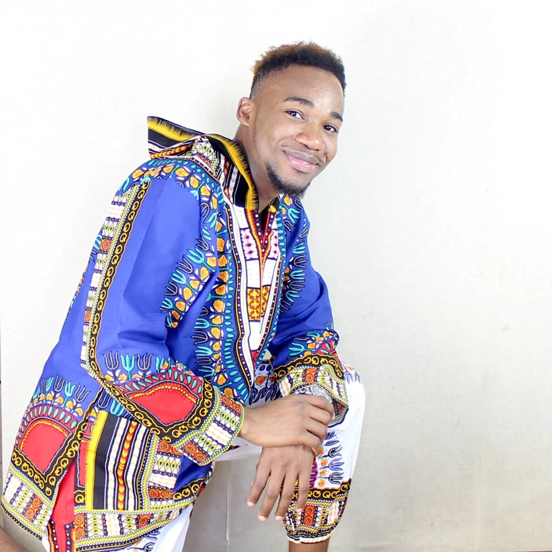 Дашики традиционная африканская одежда для мужчин рубашка с длинным рукавом