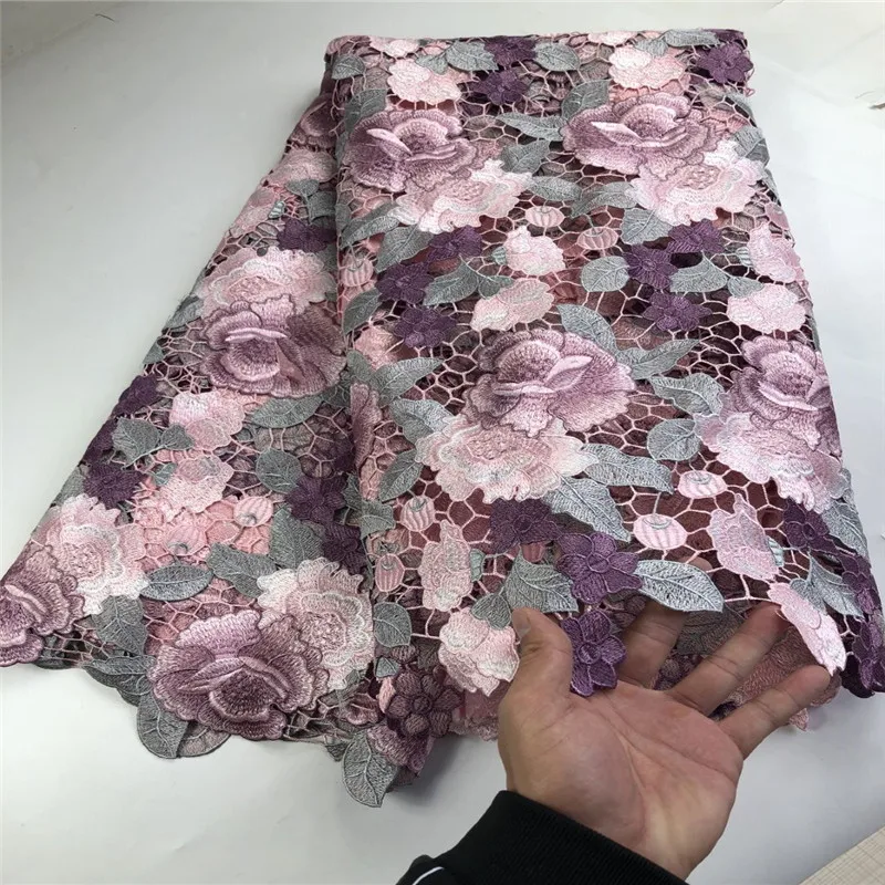 Кружевной шнур в нигерийском стиле французский гипюровый африканском