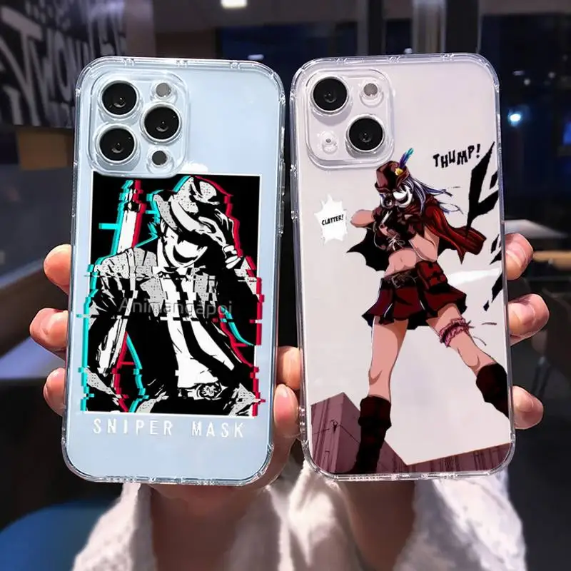 

Anime High Rise Invasion Phone Case For iphone 13 12 11 8 7 plus mini x xs xr pro max Transparent soft