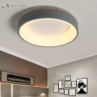 round modern led ceiling lights for living room bedroom study room dimmablerc ceiling lamp fixtures