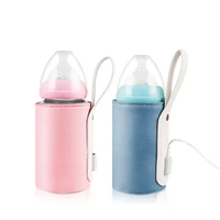 protable baby nursing bottle heater stroller travel heating insulated bag holder usb milk water warmer