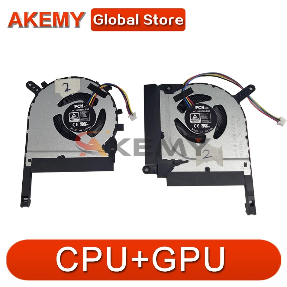 

GPUCPU Cooling Fans For ASUS TUF Gaming A15 FA506 FA506Q FA506QM FA506QR FA706Q FA706QN Cooler Radiator replacement laptop parts