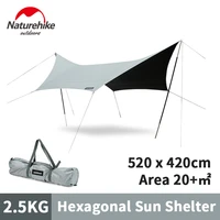 naturehike awning waterproof tarp tent shade ultralight garden canopy sunshade outdoor camping hammock rain fly beach