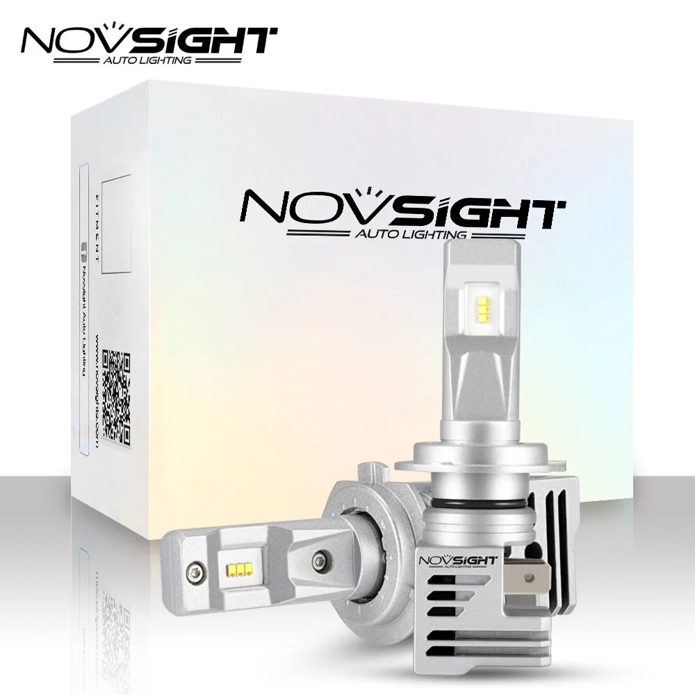 H7 светодиодный H4 H11 фары 12v NOVSIGHT мини H8 9006 9005 55 Вт 10000LM автомобильные передние 6000K