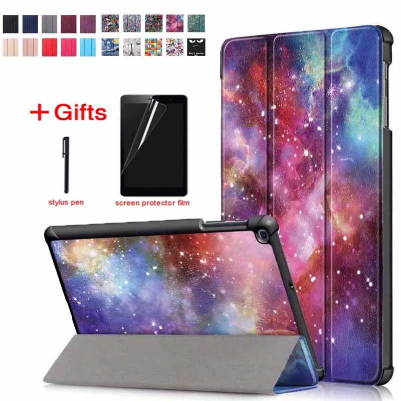 Ультратонкий кожаный умный флип чехол с подставкой и магнитом для Samsung Galaxy Tab A 10 1