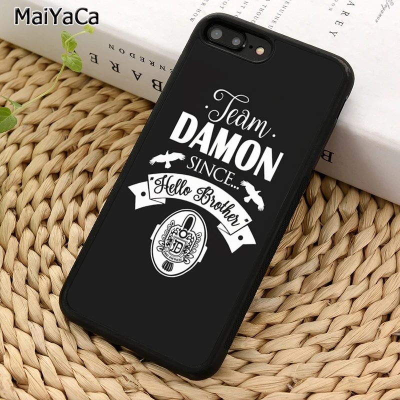 MaiYaCa Деймон Дневники вампира телефонный чехол для iPhone 5 6 S 7 8 plus 11 12 Pro X XR XS Max Samsung