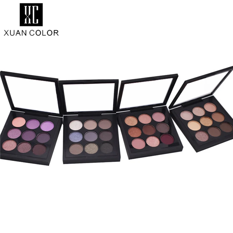 Красота глазурованная 9 цветов Палитра теней для век Профессиональные