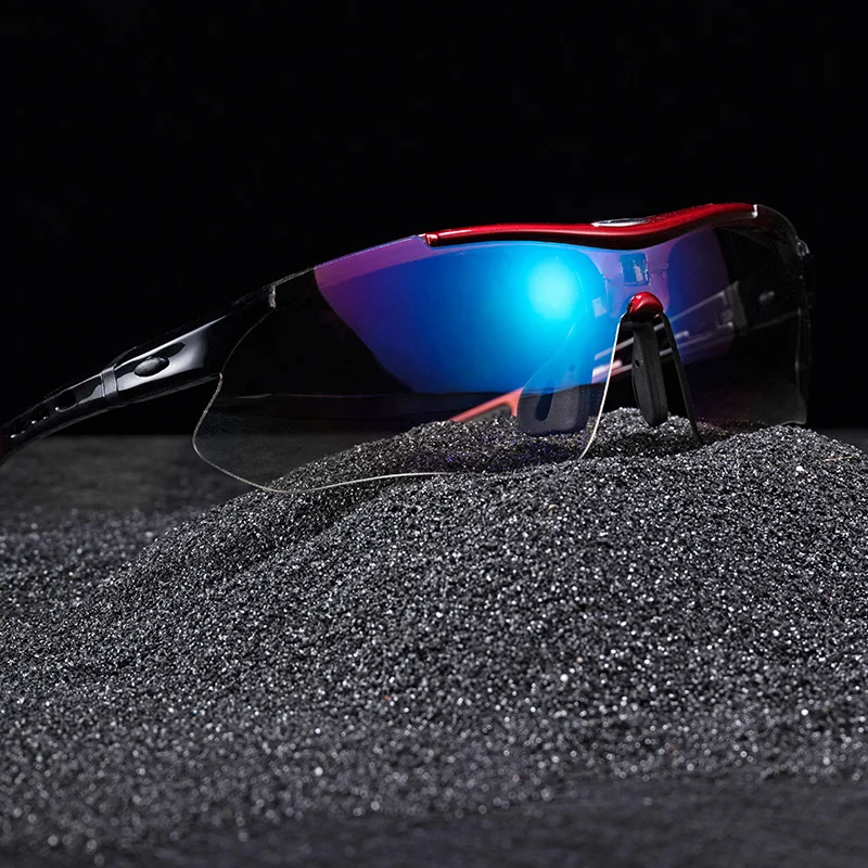 

ROCKBROS Polarized Cycling Glasses Men Sports Sunglasses Road Mountain Bike Bicycle Riding Protection Goggles Eyewear 5 Lens