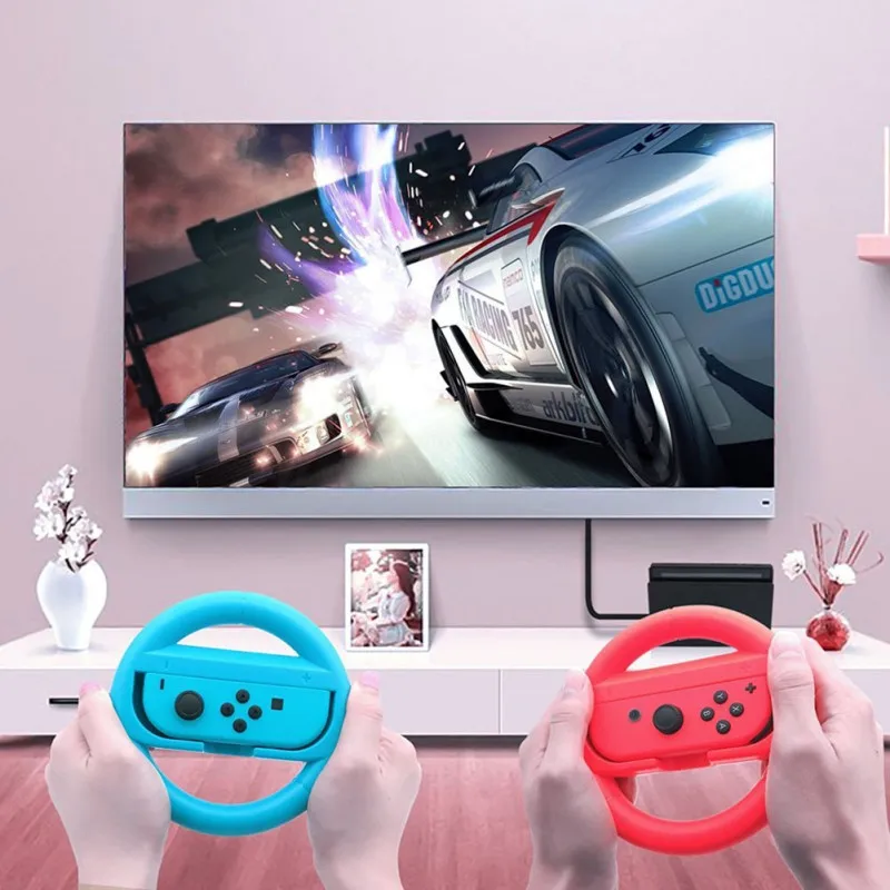 Держатель ручки рулевого колеса из АБС пластика с левой и правой рукояткой Joycon