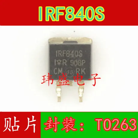 

(5 шт./лот) IRF840S IRF840STRRPBF TO263 8A500V