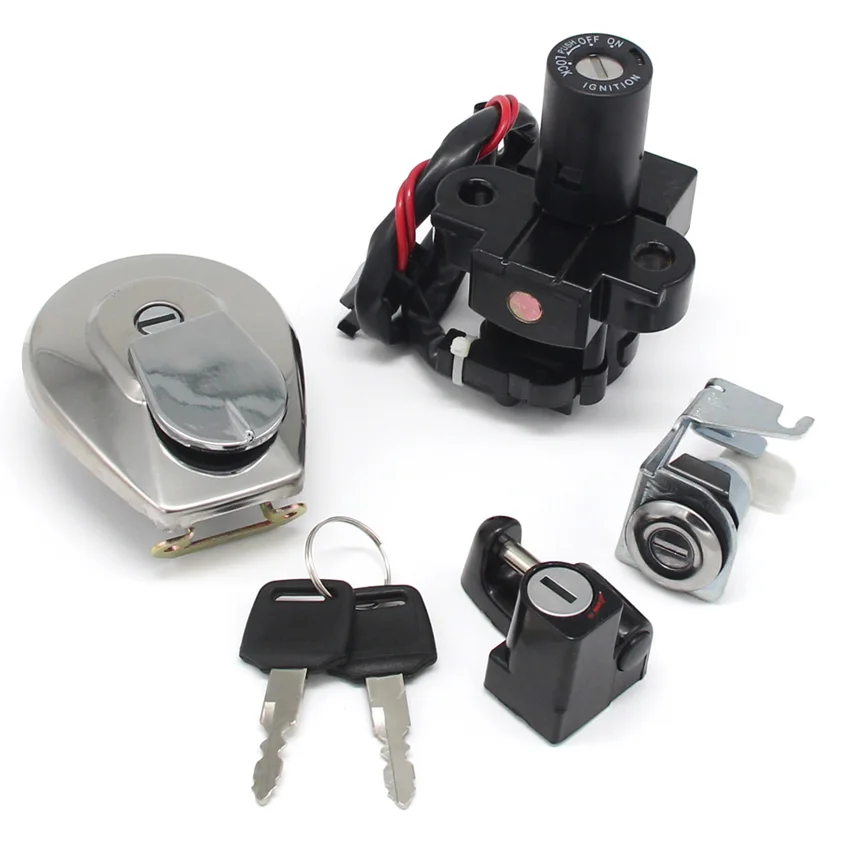 Переключатель зажигания мотоцикла крышка топливного бака сиденья набор ключей