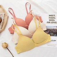roseheart new for women yellow sexy lingerie set padded bras wireless panties one piece bra sets underwear a b
